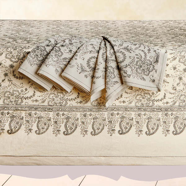 Sustainable Threads Hand Block Printed Tablecloth