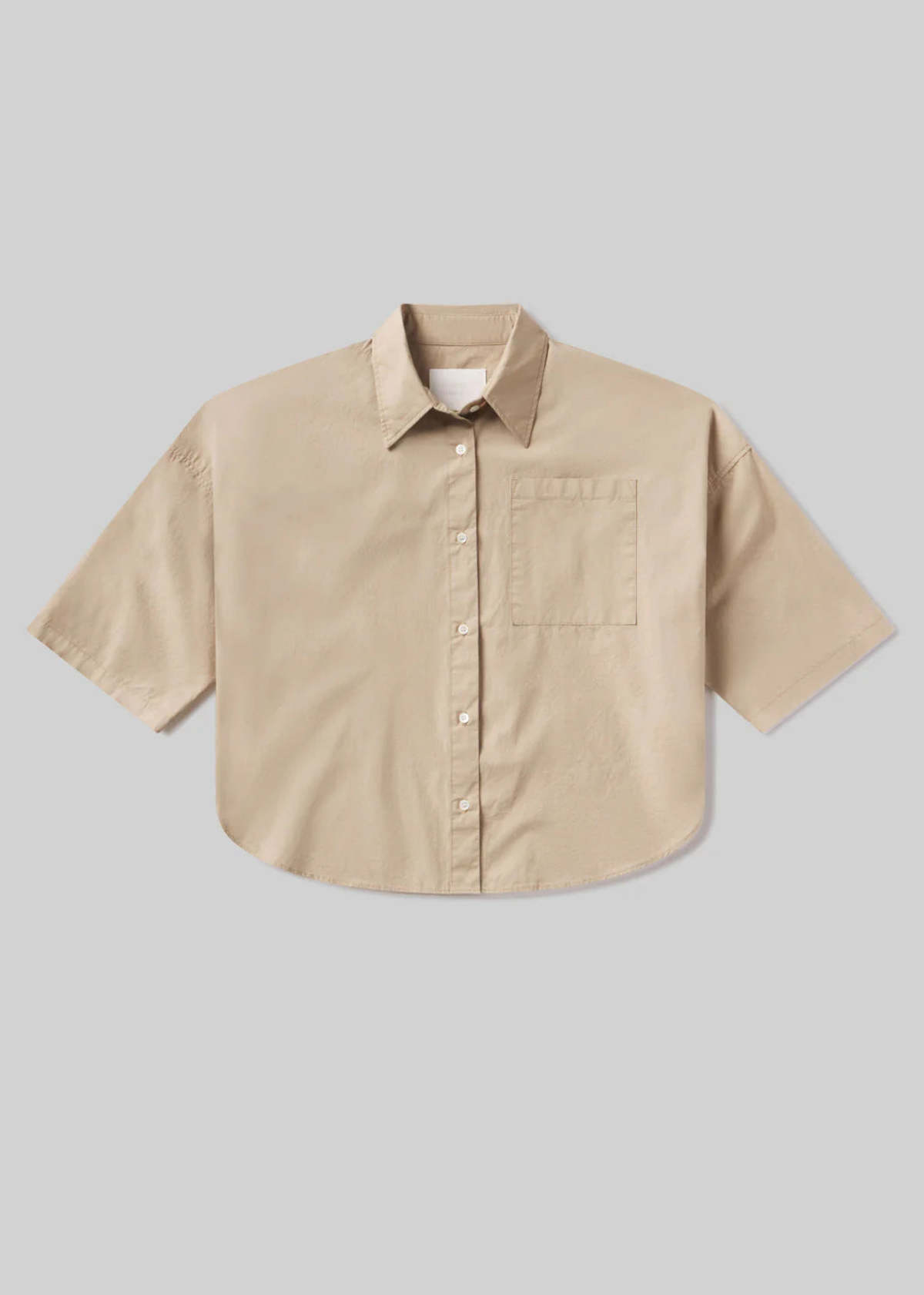 Citizens of Humanity Frances Cropped Cape Button-Up Shirt - Image 6 of 6