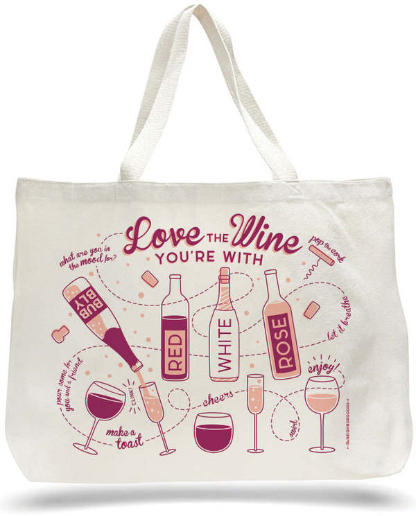 The Neighborgoods Wine Tote Bag