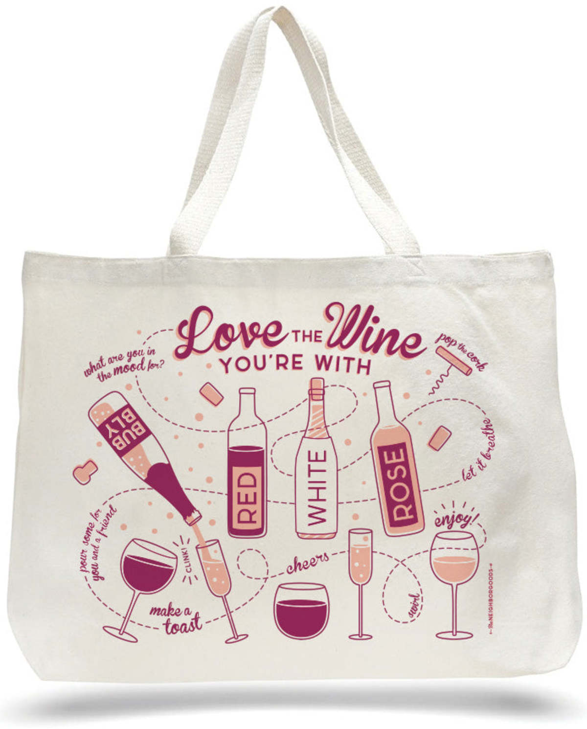 The Neighborgoods Wine Tote Bag - Image 1 of 2