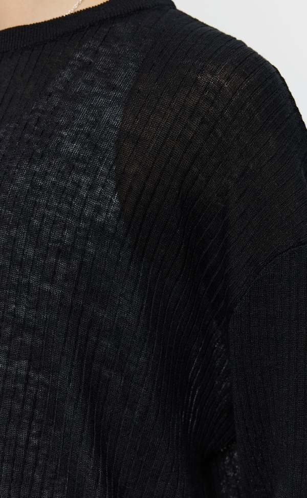 mfpen Companion Jumper Black Rib