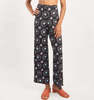 Rachel Comey Atlas Pants Medallion Floral Print - Black - Thumbnail 1