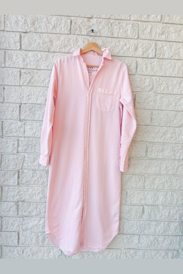 Frank & Eileen Maxi Shirtdress Dress - Petal