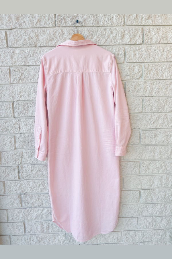 Frank & Eileen Maxi Shirtdress Dress - Petal