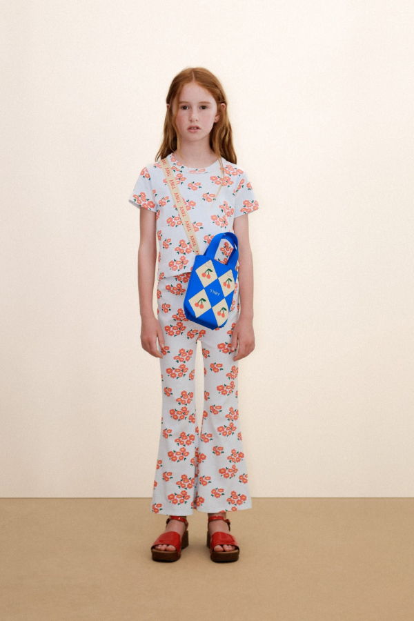 KIDS Tinycottons Blossoms Rib Pant Pre-Order Pants