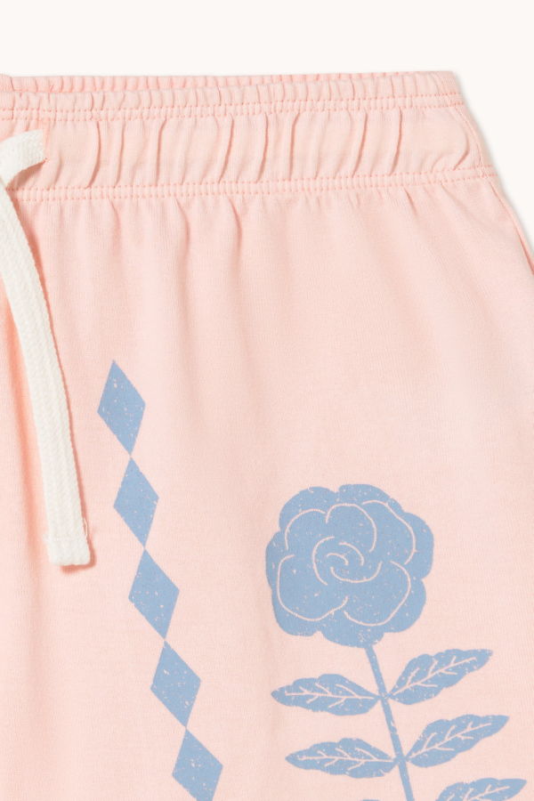 KIDS Tinycottons Flower Pattern Graphic Shorts