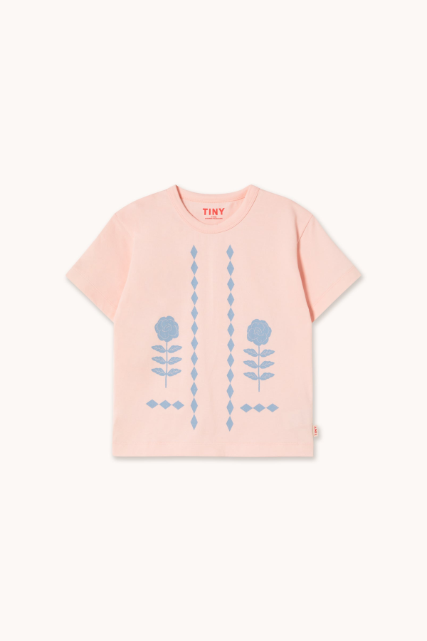 KIDS Tinycottons Flower Pattern Graphic Tee