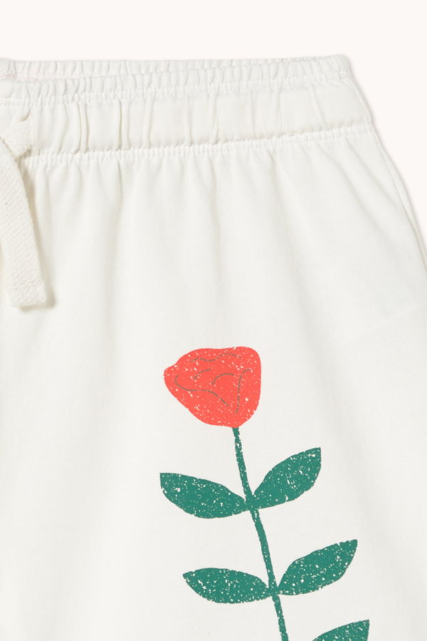 KIDS Tinycottons Red Roses Graphic Shorts