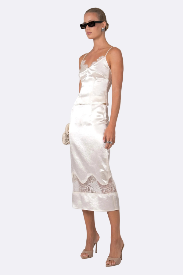 Nonchalant Label Marielle Camisole Top - Liquid Champagne