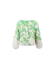 FINLEY Cameron Blouse - Natural/Lime Green - Thumbnail 2