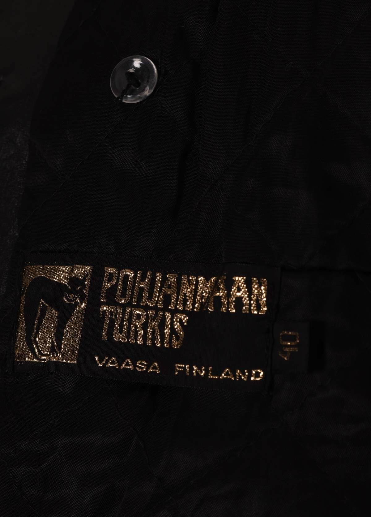 Pohjanmaan Turkis (Finland) Vintage, 1970s, Lamb Nappa, Vaasa - Image 4 of 4