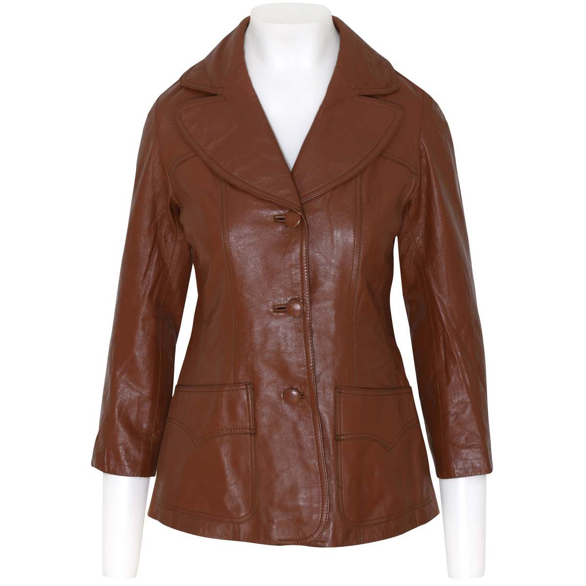 Pohjanmaan Turkis (Finland) Vintage, 1970s, Lamb Nappa, Vaasa - Image 1 of 4