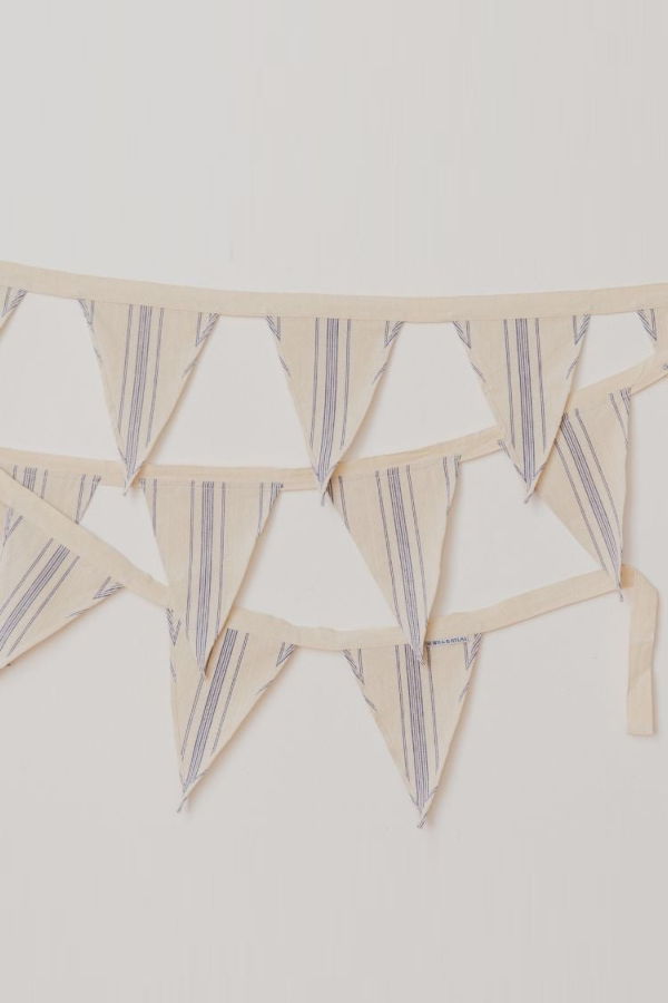 Will & Atlas Natural Cotton Bunting - Ticking Stripe