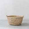 Will & Atlas Palm Leaf Low Oval Laundry Basket - Thumbnail 5