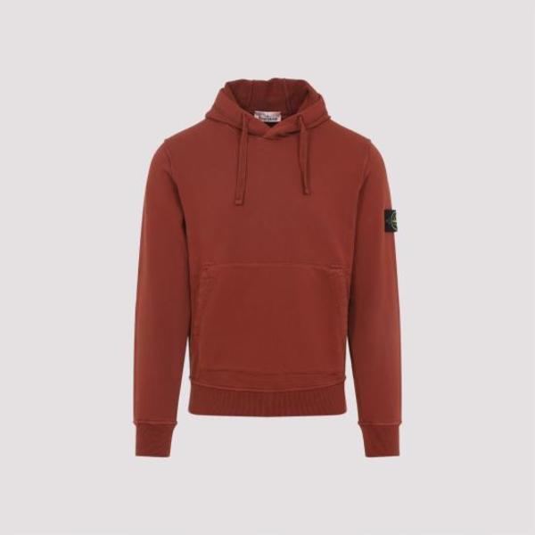 Stone Island Hoodie - Brick Red