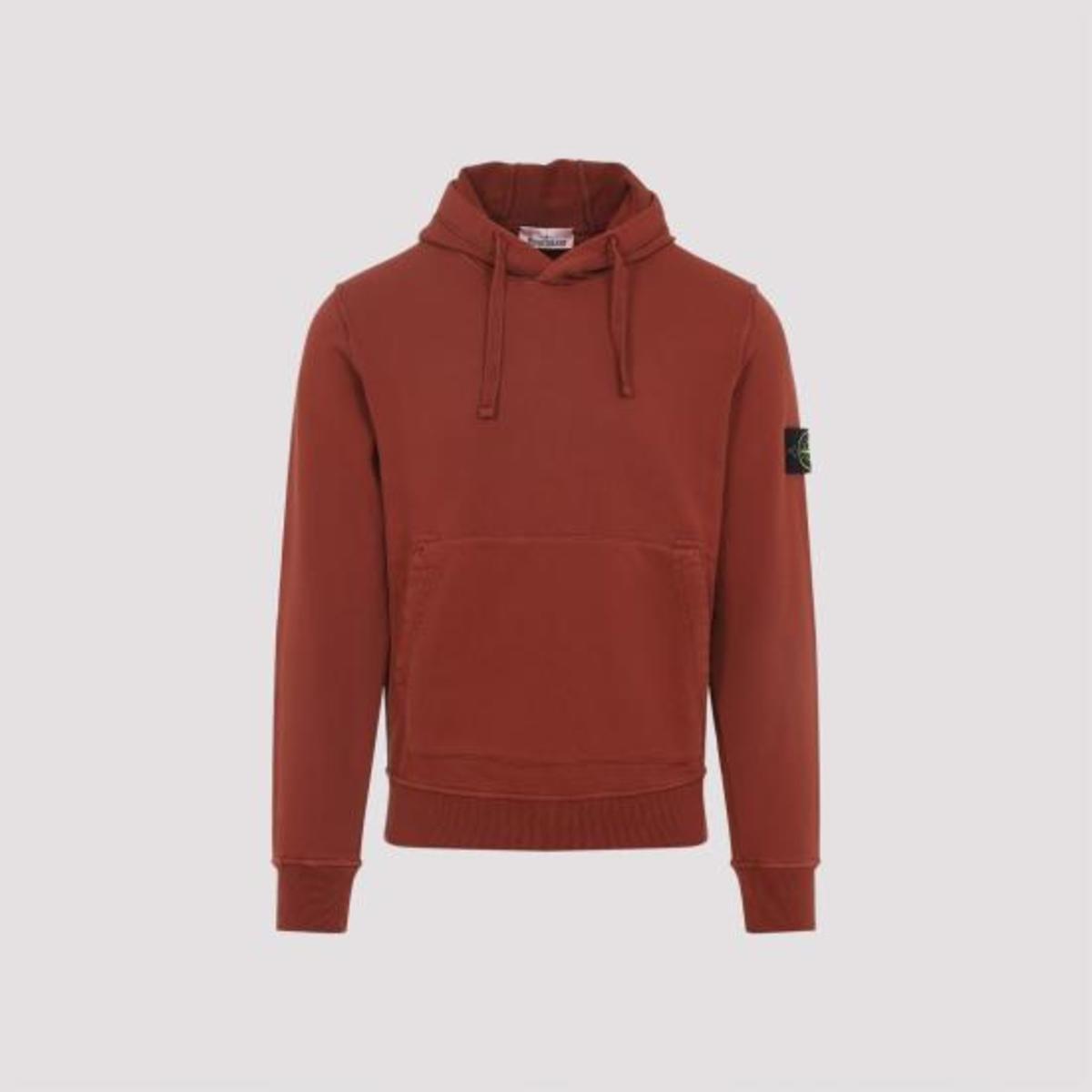 Stone Island Hoodie - Brick Red - Image 3 of 6