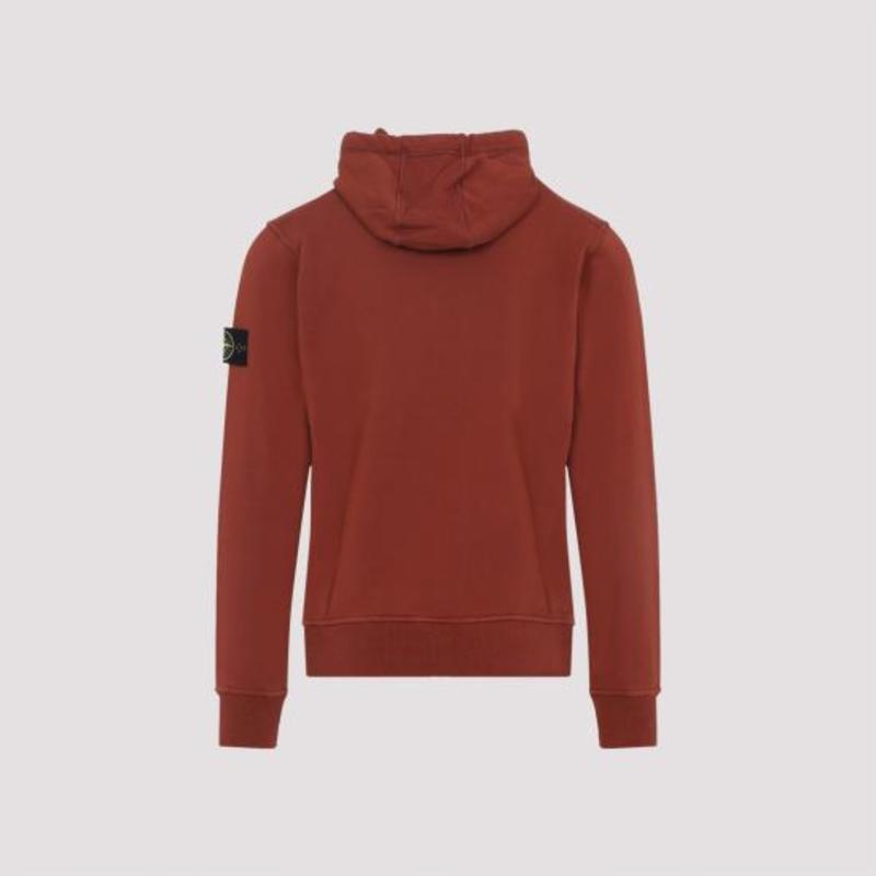 Stone Island Hoodie - Brick Red