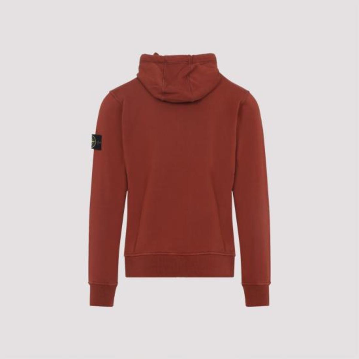 Stone Island Hoodie - Brick Red - Image 4 of 6