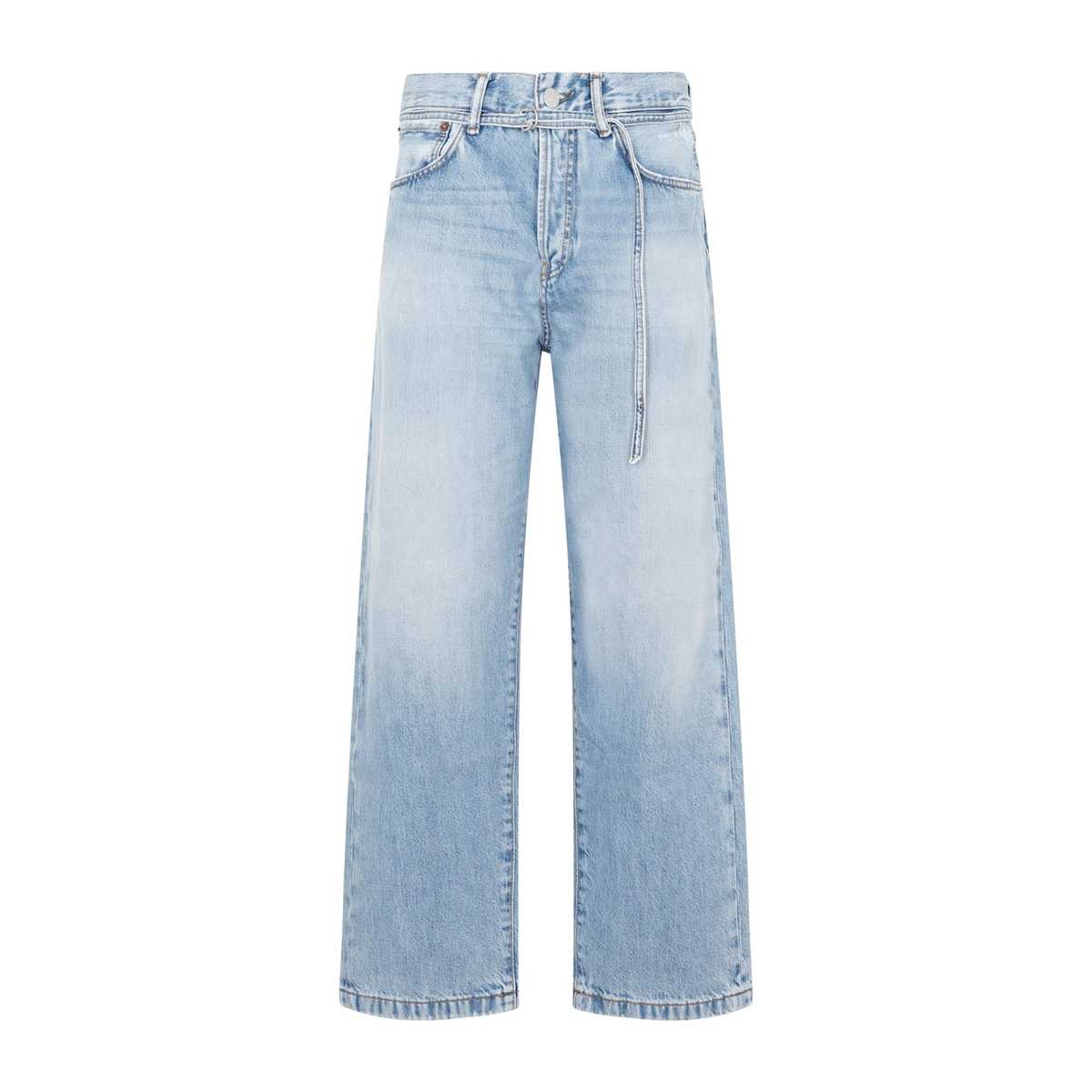 Acne Studios Loose Fit Jeans 1991 Toj - Light Blue - Image 2 of 5