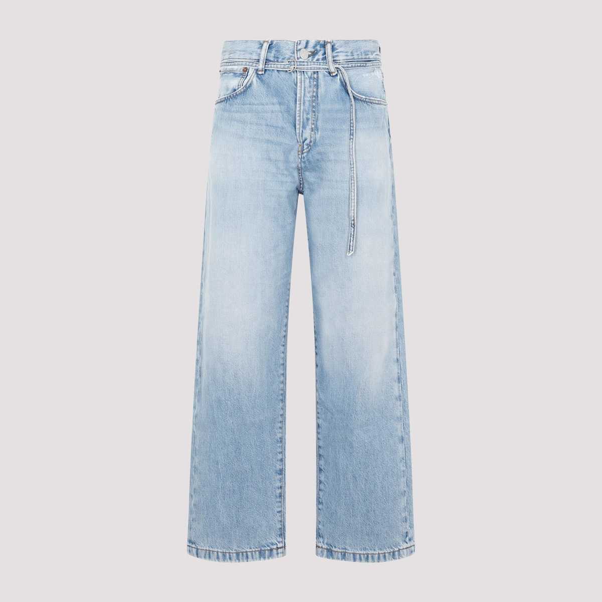 Acne Studios Loose Fit Jeans 1991 Toj - Light Blue - Image 3 of 5