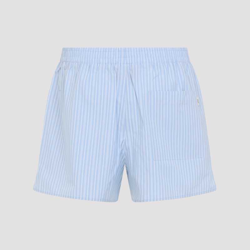 Ami Alexandre Mattiussi Elasticated Shorts - Bleu Cachemire Blanc