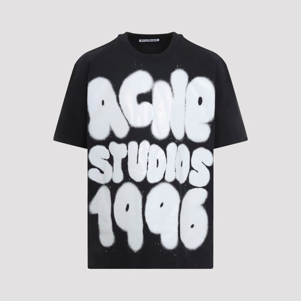 Acne Studios Cotton T-Shirt - Black White