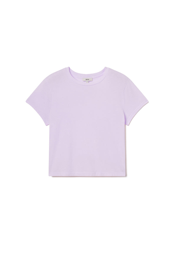 AGOLDE Adine Shrunken Tee - Lilac