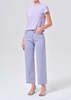 AGOLDE Adine Shrunken Tee - Lilac - Thumbnail 3