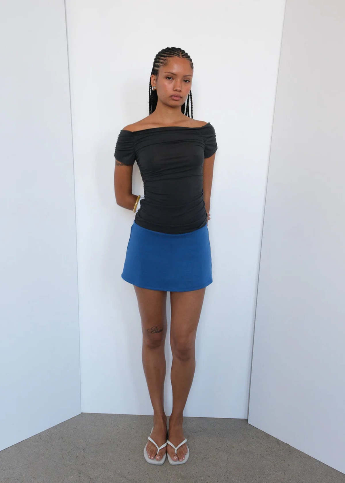 Geel Aria Mini Skort - Cobalt Blue - Image 2 of 3