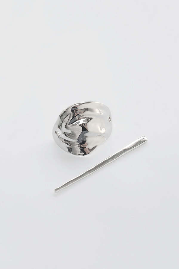 Wolf Circus Bean French Hair Pin - Silver
