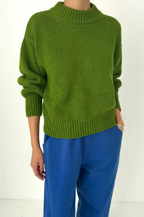 Le Bon Shoppe Zoe Cotton Sweater - Avocado
