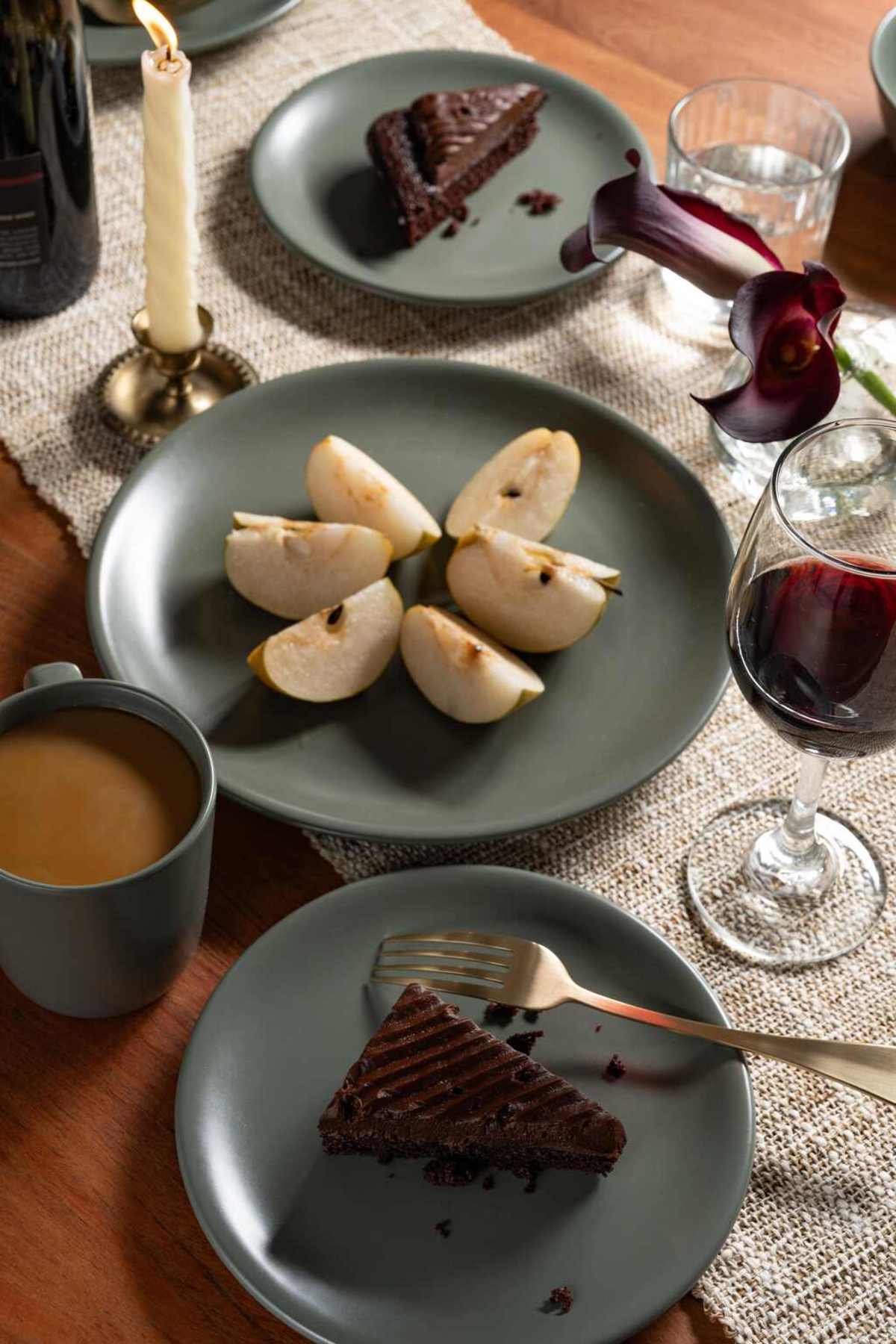 Hamkke The Grande Plate Set of 4 Non-Toxic Ceramic Dinner Plates - Image 5 of 6