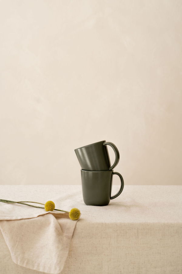 Hamkke The Mug: Set of 4 Non-Toxic Ceramic Coffee & Tea Mugs