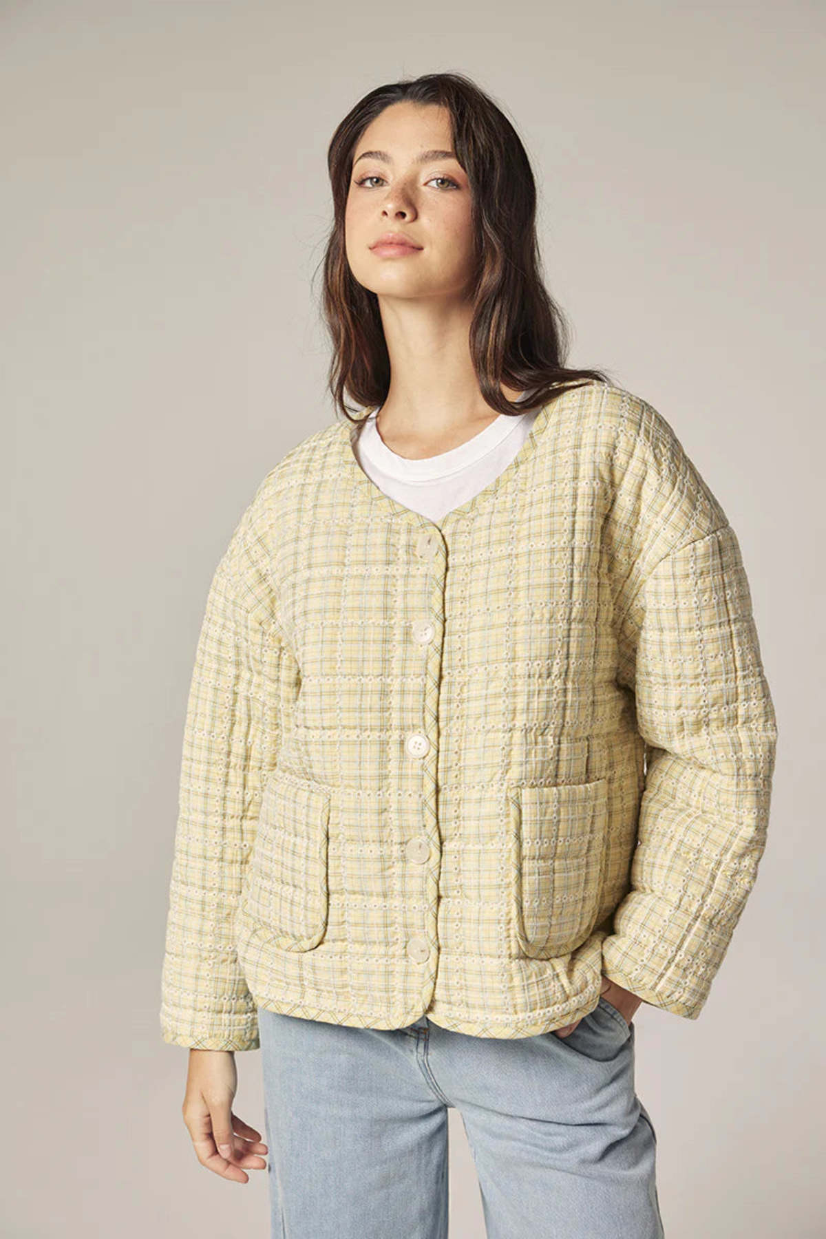 amente Eyelet Reversible Jacket - Image 5 of 9