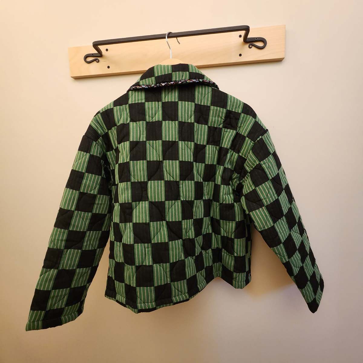 amente Reversible Checker Coat - Image 2 of 2