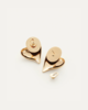 Jenny Bird Mega Art Heart Earrings - Gold - Thumbnail 2