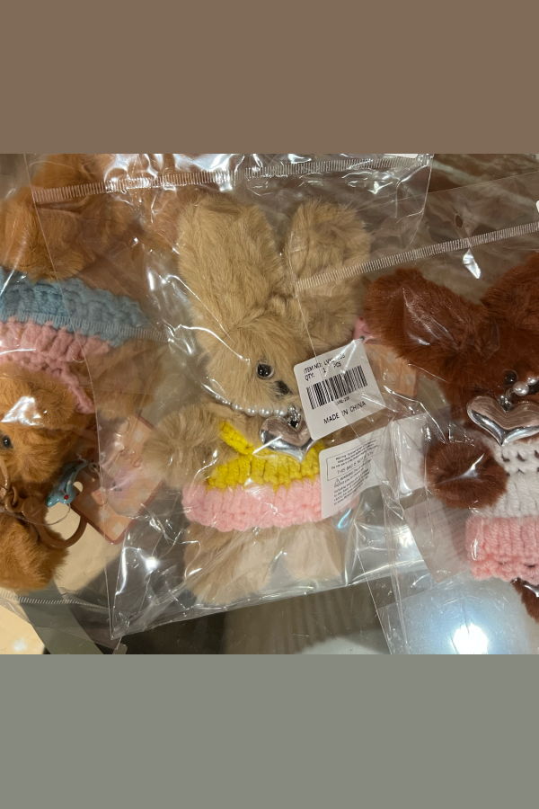 Ri-Ri-Ku Fluffy Bunny Friends Bag Charm