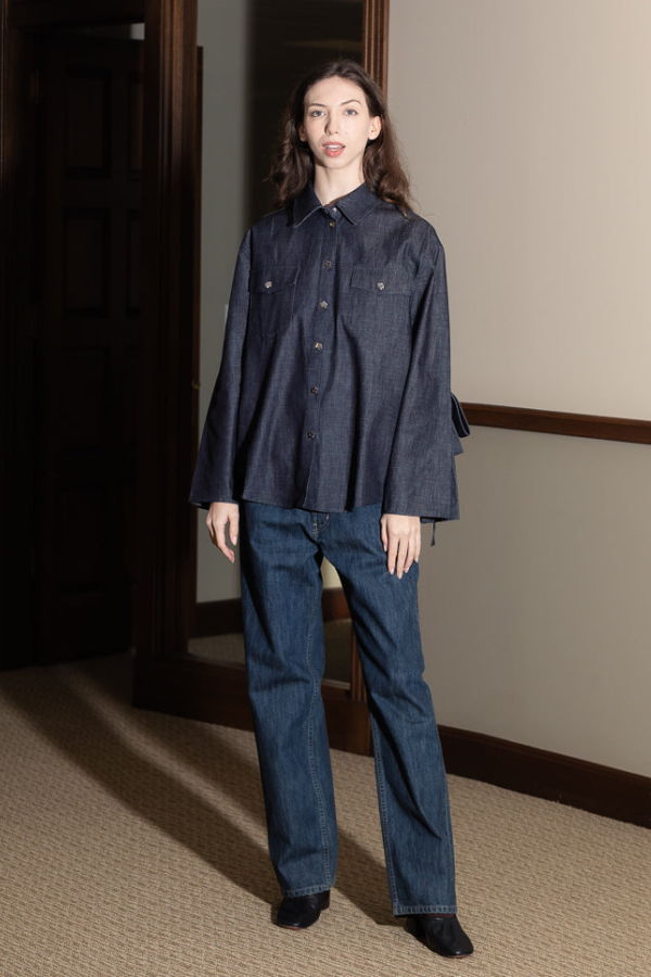 Cecilie Bahnsen CBCoral Shirt - Cotton Denim