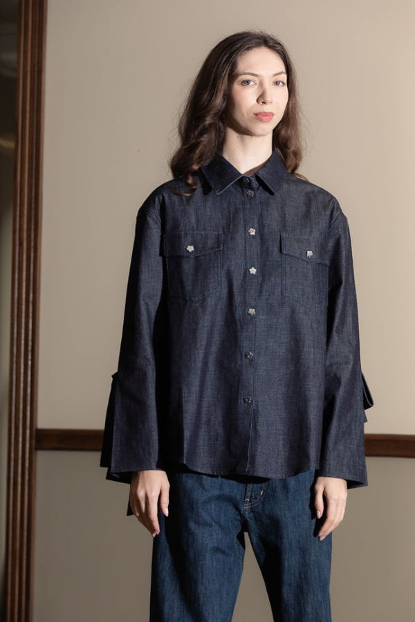 Cecilie Bahnsen CBCoral Shirt - Cotton Denim