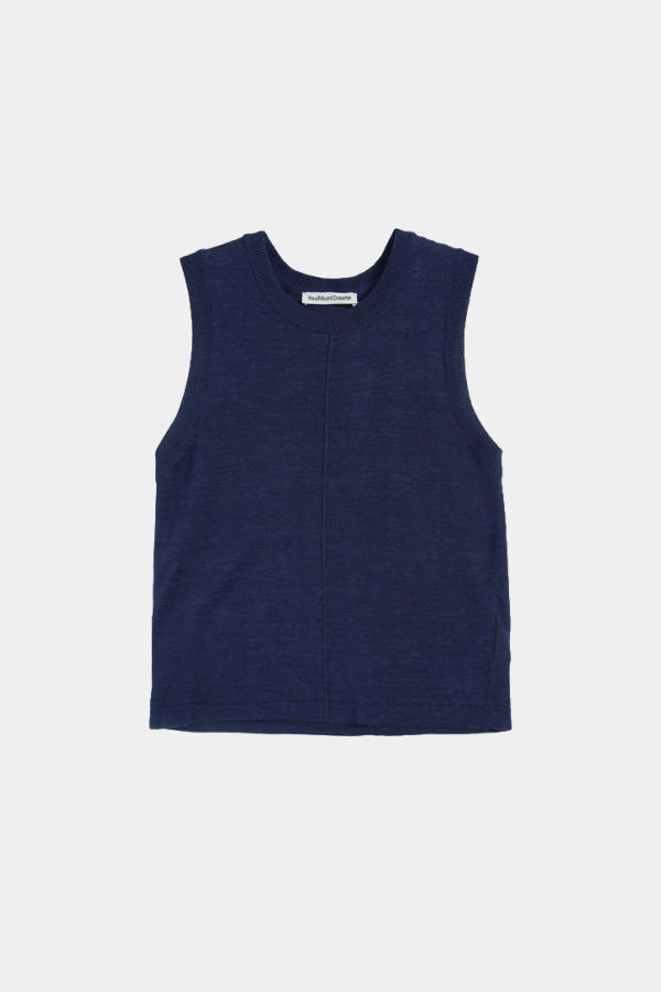 YMC Dot Vest - Navy