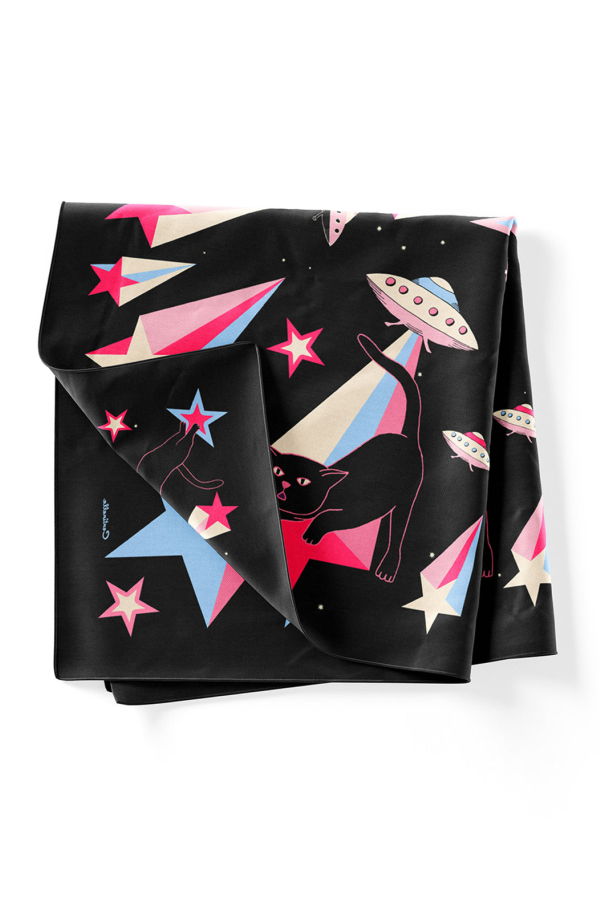 Centinelle Cat Abduction Cotton Silk Bandana