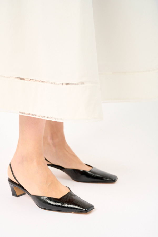 Rohe Embroidered Cotton-Poplin Midi Skirt