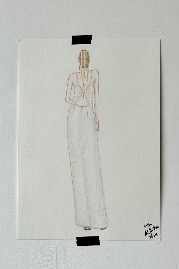 K M by L A N G E Soborna’s Silver Reverie – Series 11/36 Art Print