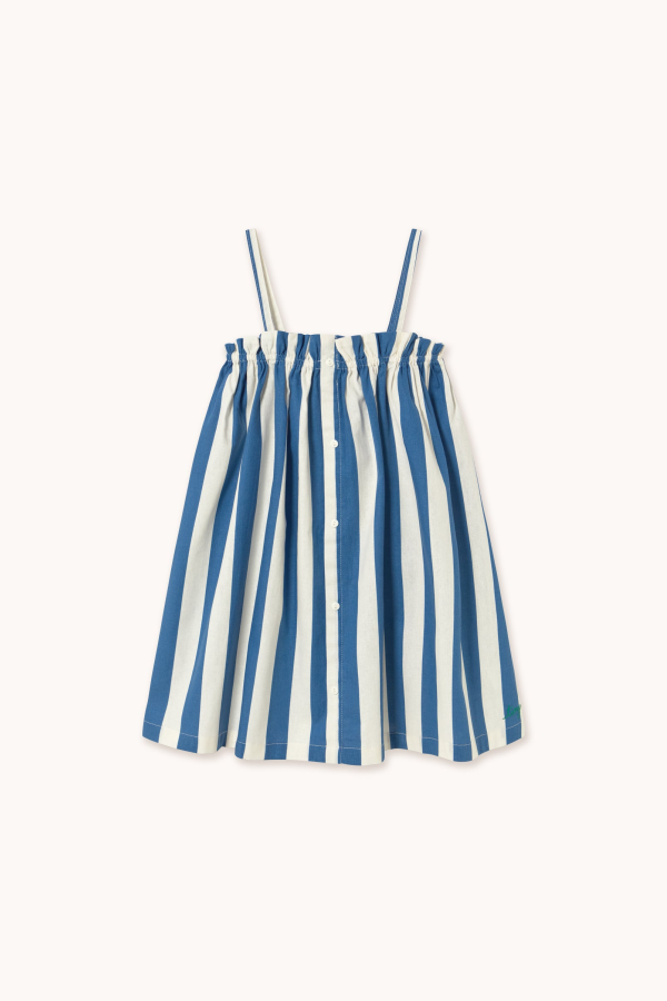 KIDS Tinycottons Light Navy Stripes Dress