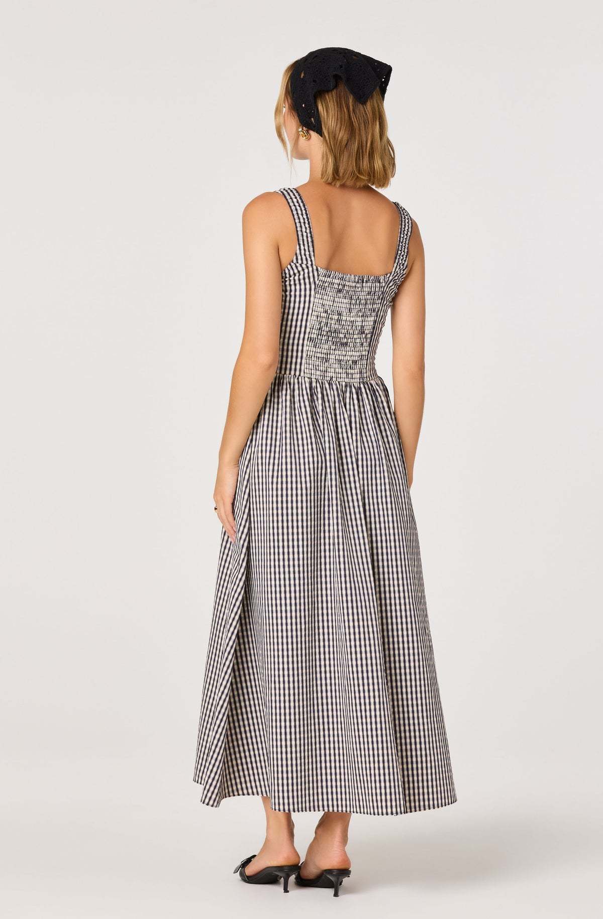 ASTR The Label Temperance Gingham Check Maxi Dress - Image 2 of 4