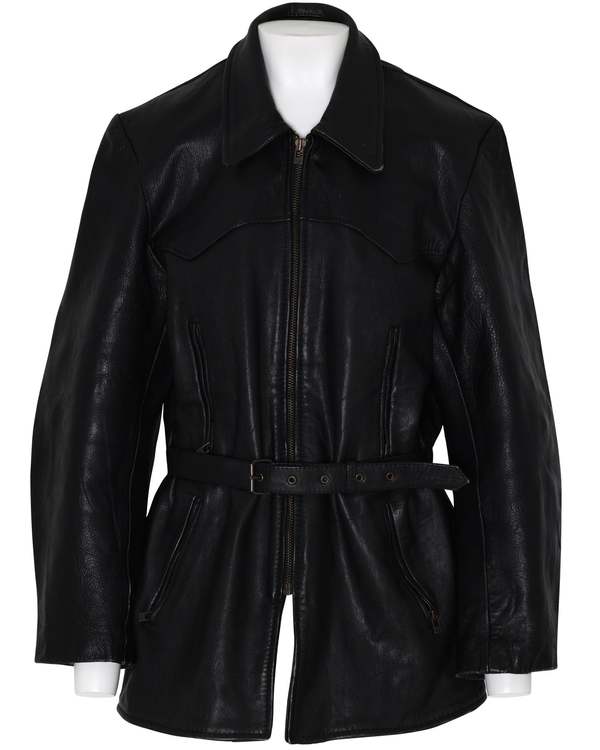 (West Germany) Vintage, 1980s, Echtes Leder