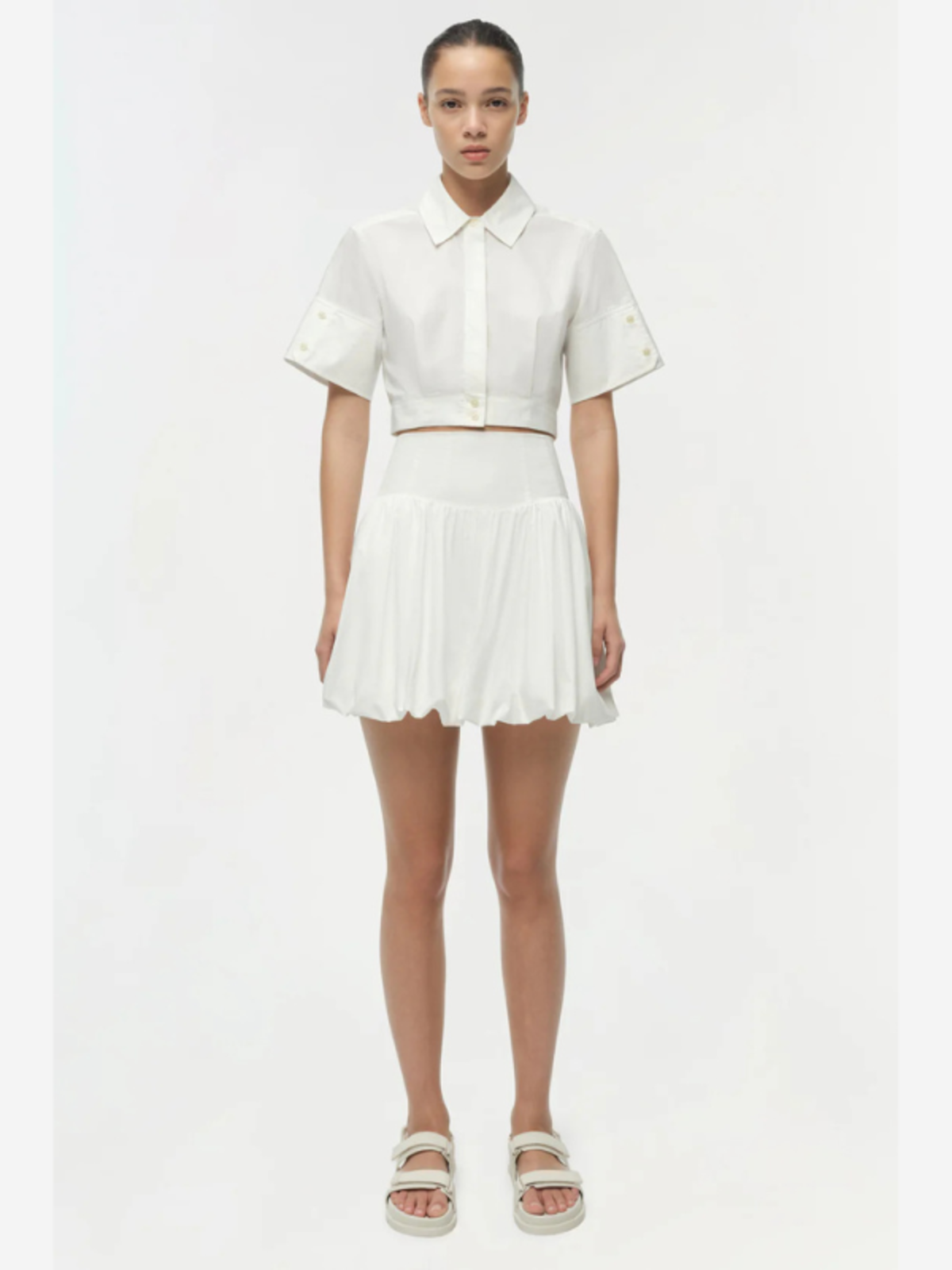 Jonathan Simkhai Sabrina Top - White - Image 2 of 6