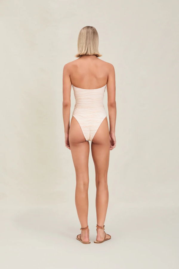 Devon Windsor Ami Full-Piece Swimsuit - Pebble