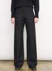 VINCE High Waist Wool Blend Bias Pant - Black - Thumbnail 1