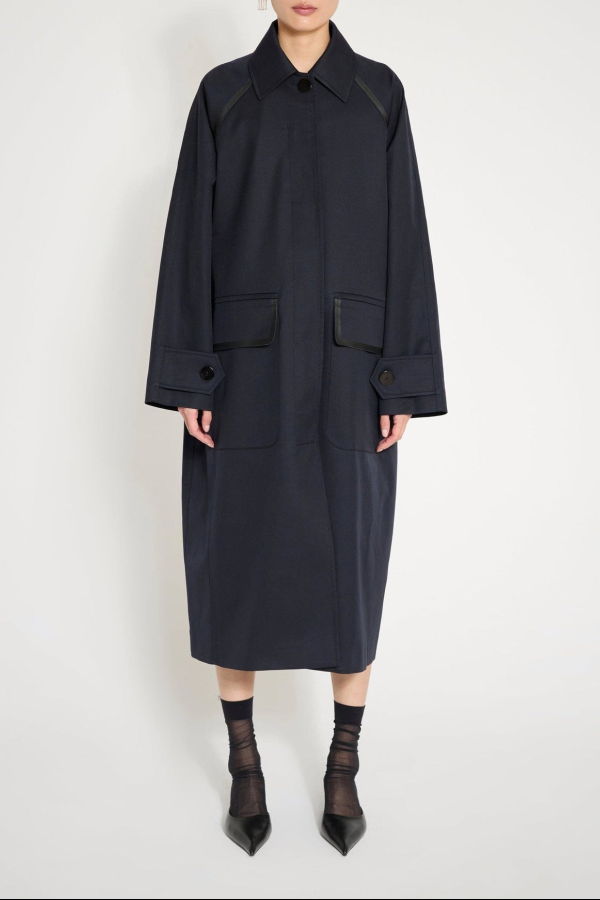 Nackiyé Discrete Coat Midnight Noir